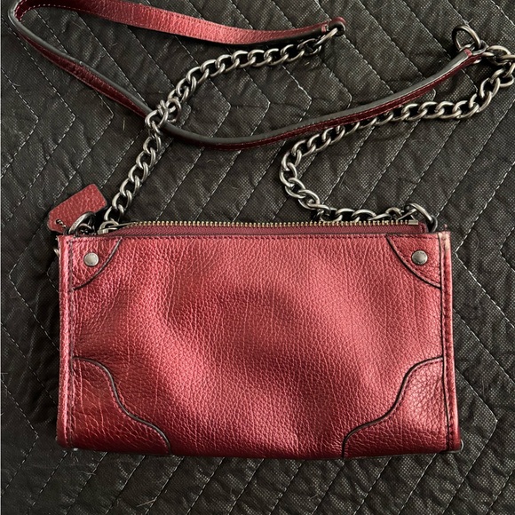 COACH Mickie Crossbody Bag - Metallic Burgundy - Picture 3 of 7